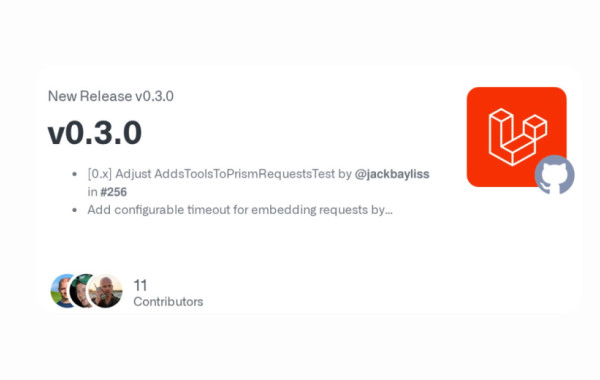 Laravel AI SDK v0.3.0 released