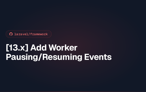 [13.x] Add Worker Pausing/Resuming Events