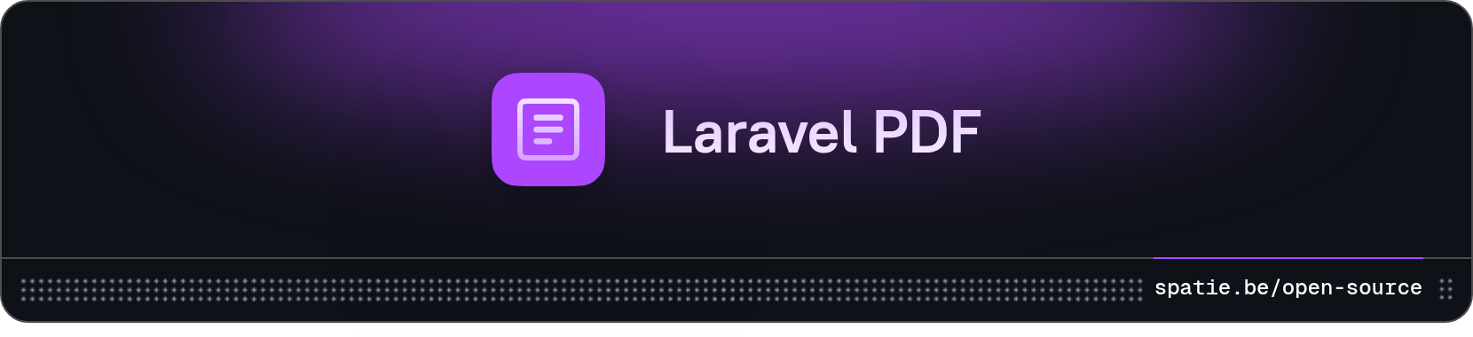 Laravel PDF screenshot 1