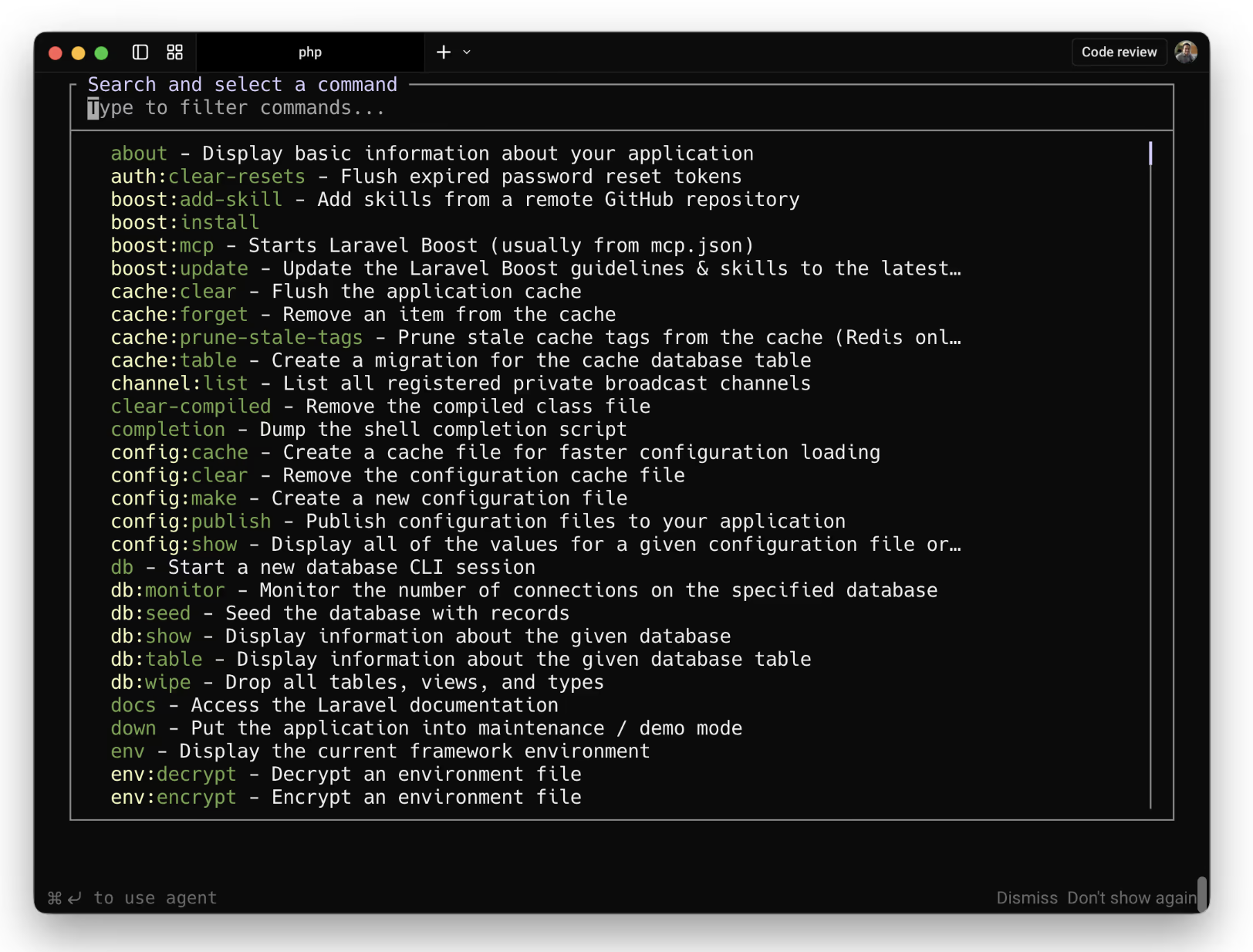 Artisan Browse screenshot 1