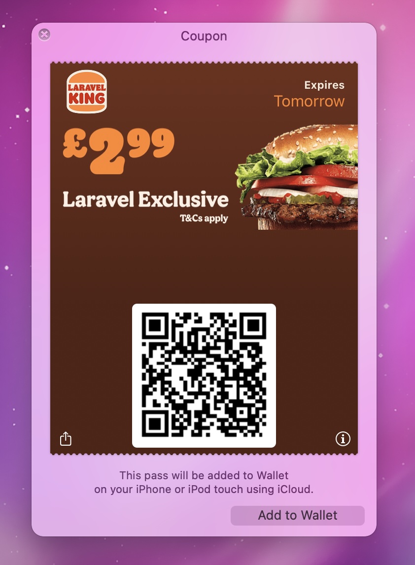 Laravel Mobile Pass screenshot 2